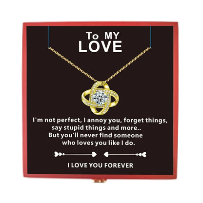 Forever Timeless Love You Necklace
