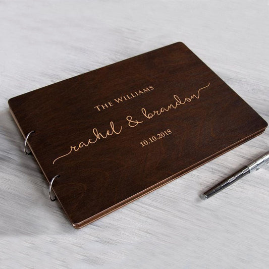 Personalized Wooden Guest Book